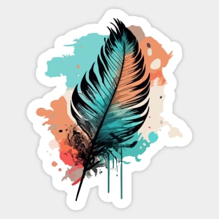 Bird Feathers Sticker